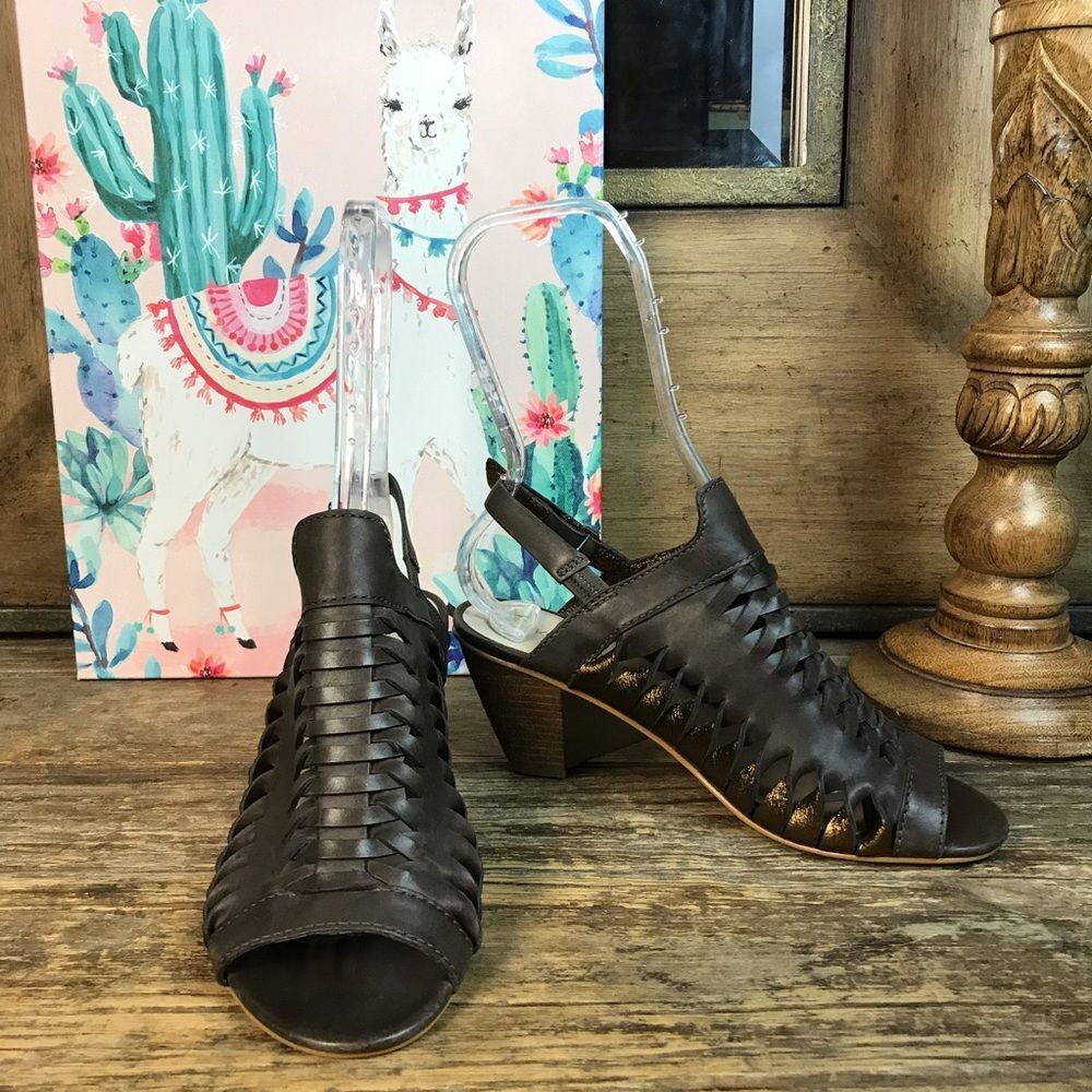 Koolaburra by Uggs Varesa Leather Sandal Heel 7/38